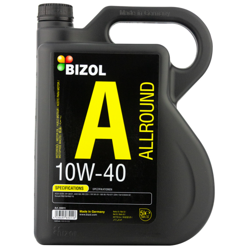 Синтетическое моторное масло Allround 10W-40 - 5 л Синтетическое моторное масло Allround 10W-40 - 5 л