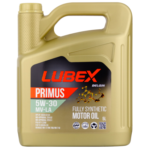Синтетическое моторное масло PRIMUS MV-LA 5W-30 - 5 л