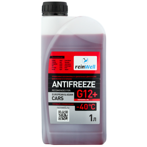 5910 ReinWell Антифриз G12+ (1л) - 1 л 5910 ReinWell Антифриз G12+ (1л) - 1 л